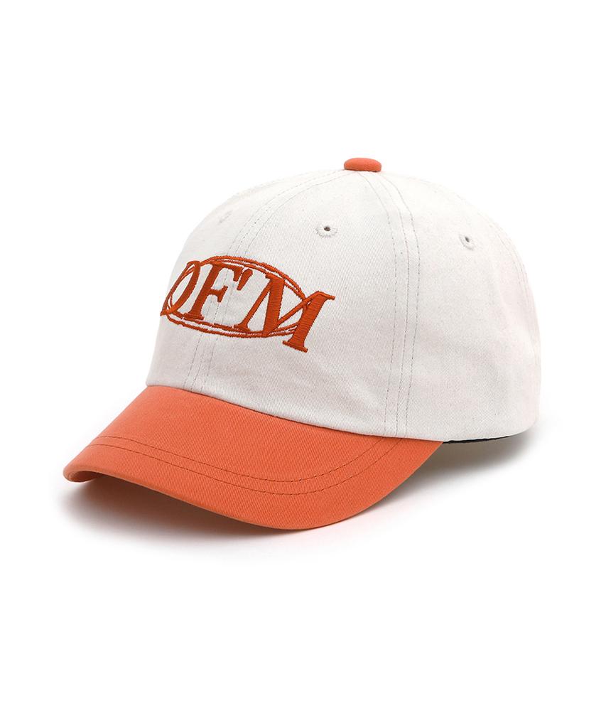 Donpogesmi Dfm Two-Tone Short-Brimmed Orange Ball Cap
