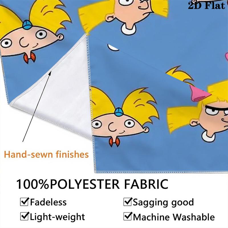 Hey Arnold Pattern Home Decor Tapestry, Wall Hanging, Decorative RV Wall Cloth.MGT0918505