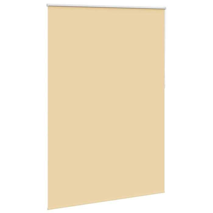 Blackout Roller Blind 160 X 230 Cm Beige 240177