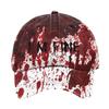 Dark Blood Stain Unisex Baseball Hat Breathable Sun Protection Hat Halloween Style Curved Brim Baseball Hat