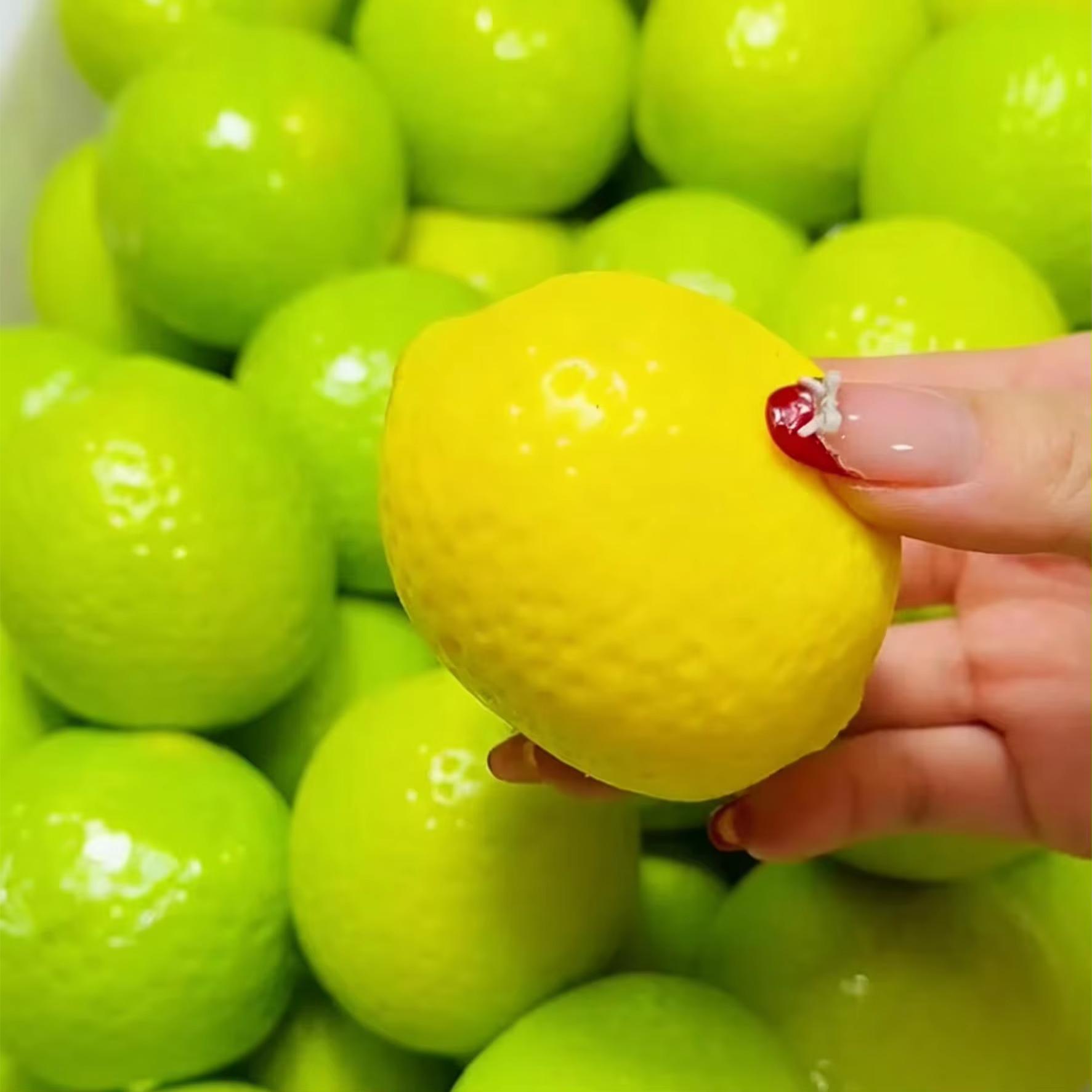 Handgemaakte Krokante Citroen Stressbal Kleurveranderende Mango Squishy ASMR Sensorisch Speelgoed