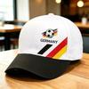 Eagle Black Red Gold Vertical Striped Baseball Cap Unisex Flag Printed Sun Cap Fans Sports Cap