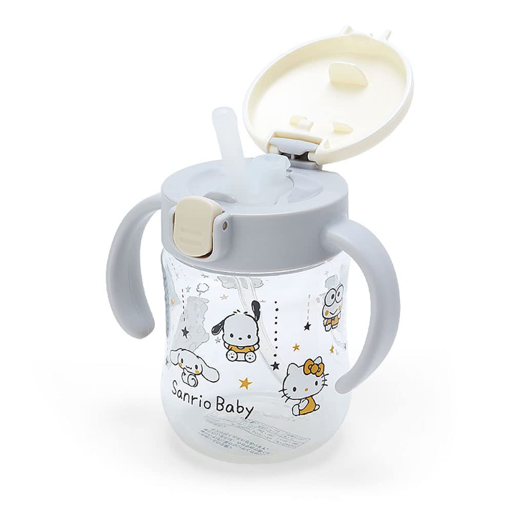 Sanrio Polypropylene Sanrio Characters Richel Straw Mug Star Gray 693481 (Sanrio Baby) (PP) (Sanrio Baby)