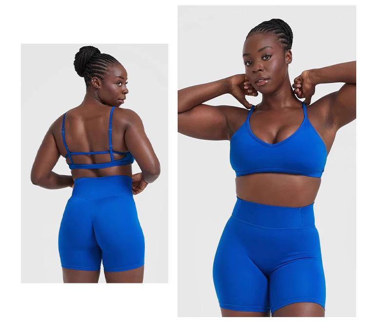 Women's High-Impact Sports Bra: Adjustable, Shockproof, and Stylish for Yoga & Running