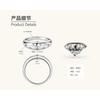 Silvere Glam The Trendy And Fashionable "full Sky Star" Moissanite Ring Is A Cool S925 Sterling Silver Index Finger Ring And Jewelry