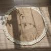 Indoor Area Rug Washable Woven Tassel Nordic Throw Floor Mat