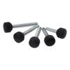 6pcs Male Knurled Thumb Screws M6 Metric Thread Length Screw Durable Clamping Knobs  Furniture