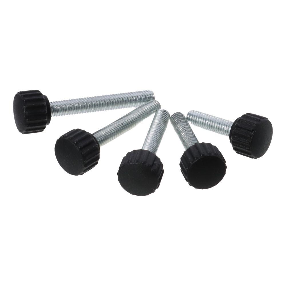 6pcs Male Knurled Thumb Screws M6 Metric Thread Length Screw Durable Clamping Knobs  Furniture
