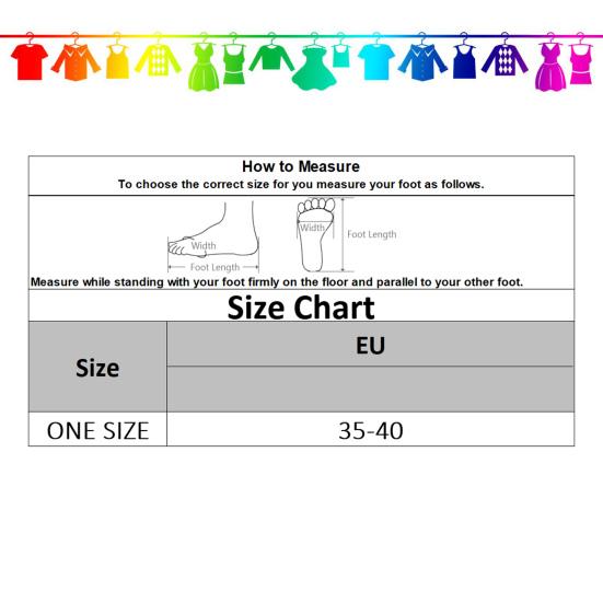 Yousheng 5 Pairs Student Socks Flower Pattern Mid-Calf Warm Socks Breathable Moisture-Wicking Autumn Winter Socks