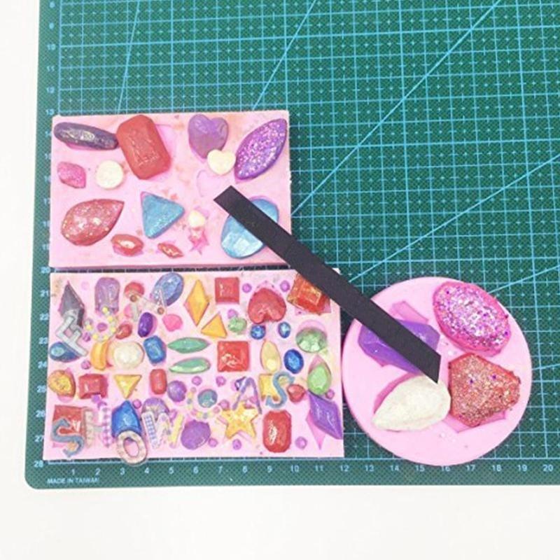 Gemstone Shape Fondant Cake Decorating Sugarcraft Mould Mold
