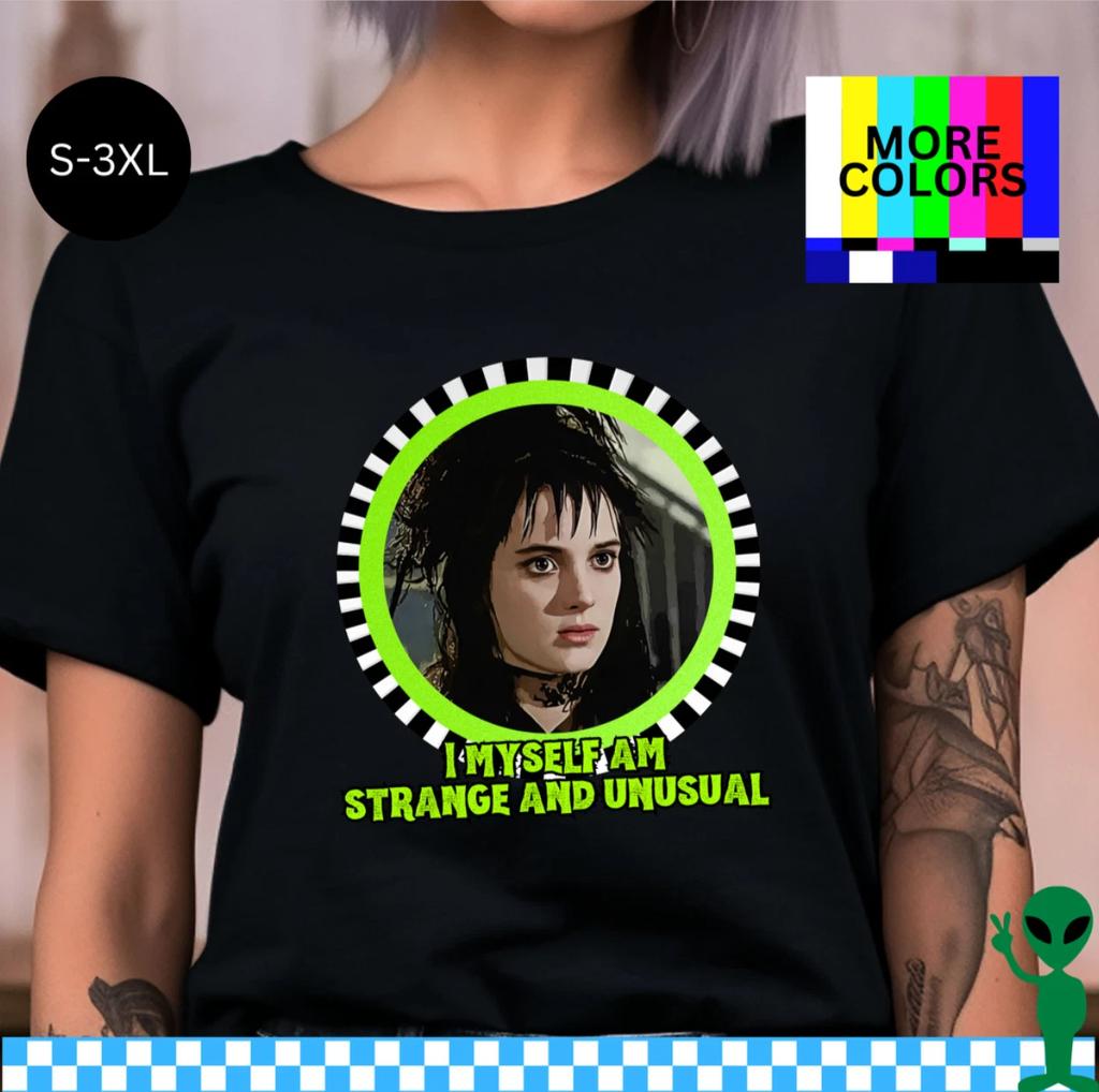 Lydia Deetz Strange and Unusual Shirt S-3XL Unisex Short-Sleeve