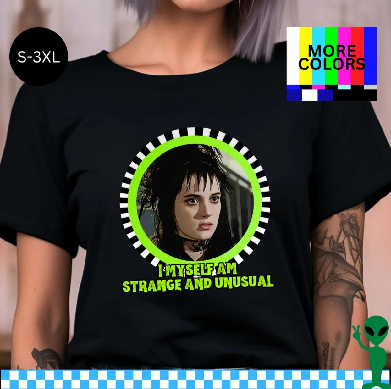 Lydia Deetz Strange and Unusual Shirt S-3XL Unisex Short-Sleeve 3XL