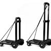 Compact 4-Wheel Folding Shopping Cart and Luggage Trolley