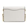 Coach 1 Card Case Series Minimalist C Logo Flap Chain Crossbody Wallet Women Crossbody Bag White C6718-B4HA