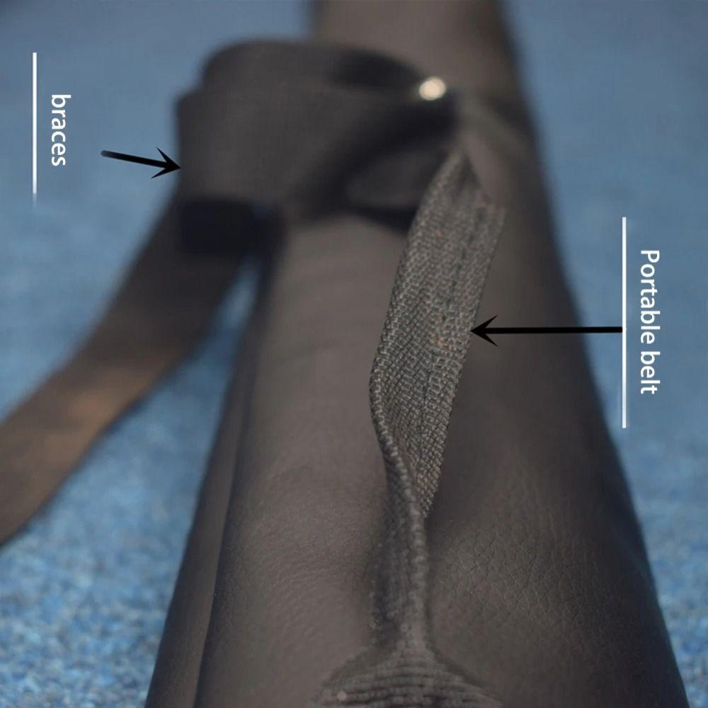 Bolsa de Taco de Sinuca 32in 1/2 Pólo Dobrável Estojo de Transporte de Bilhar Bolsa de Taco de Bilhar Entretenimento