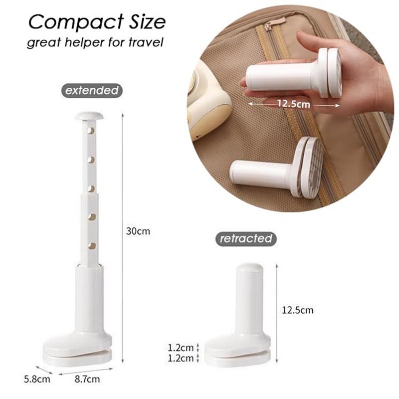 2/1Pcs Thickened Extended Folding Hanger Portable for Business Travel Outdoor Telescopic Clothes Drying Rack Easy To Install