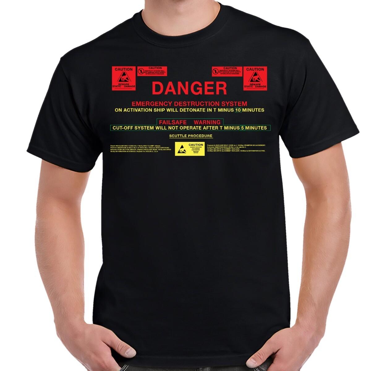 Nostromo Emergency Destruct Adult T-Shirt S разноцветный