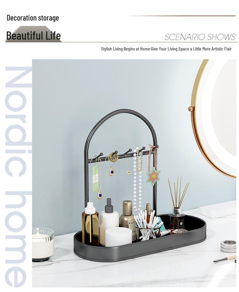Multi-Purpose Entryway Storage Rack: Key, Shoe, Jewelry & Mask Organizer