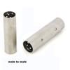 1pcs/2pcs 3 Pin 3pin XLR Male To XLR Male SIM Card and Adapters MIC Power Microphone for Plug Connector Adapter