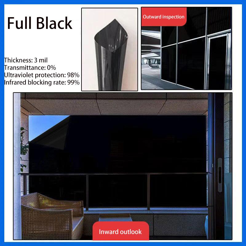 Thickened Nano Heat Insulation Window Film - Sun UV Blocking One-Way Privacy Anti-Glare for Home & Office Use