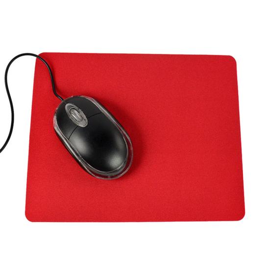 21.5 X 17.5cm Gaming PC Laptop Mouse Pad Anti-Slip Solid Color Rectangle Mat