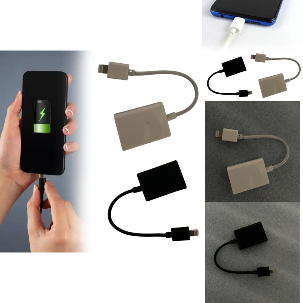 Apple Usb Otg Adapter For Iphone Ipad With Charging And Data Transfer Functionalities For Mobile Users