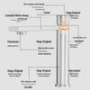 KEGOO 304 Stainless Steel Single Cold Basin Faucet