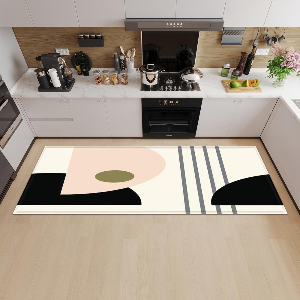 Kitchen Mat Porch Door Mat Bedroom Long Carpet Home Balcony Bathroom Non-slip Floor Living Room Carpet