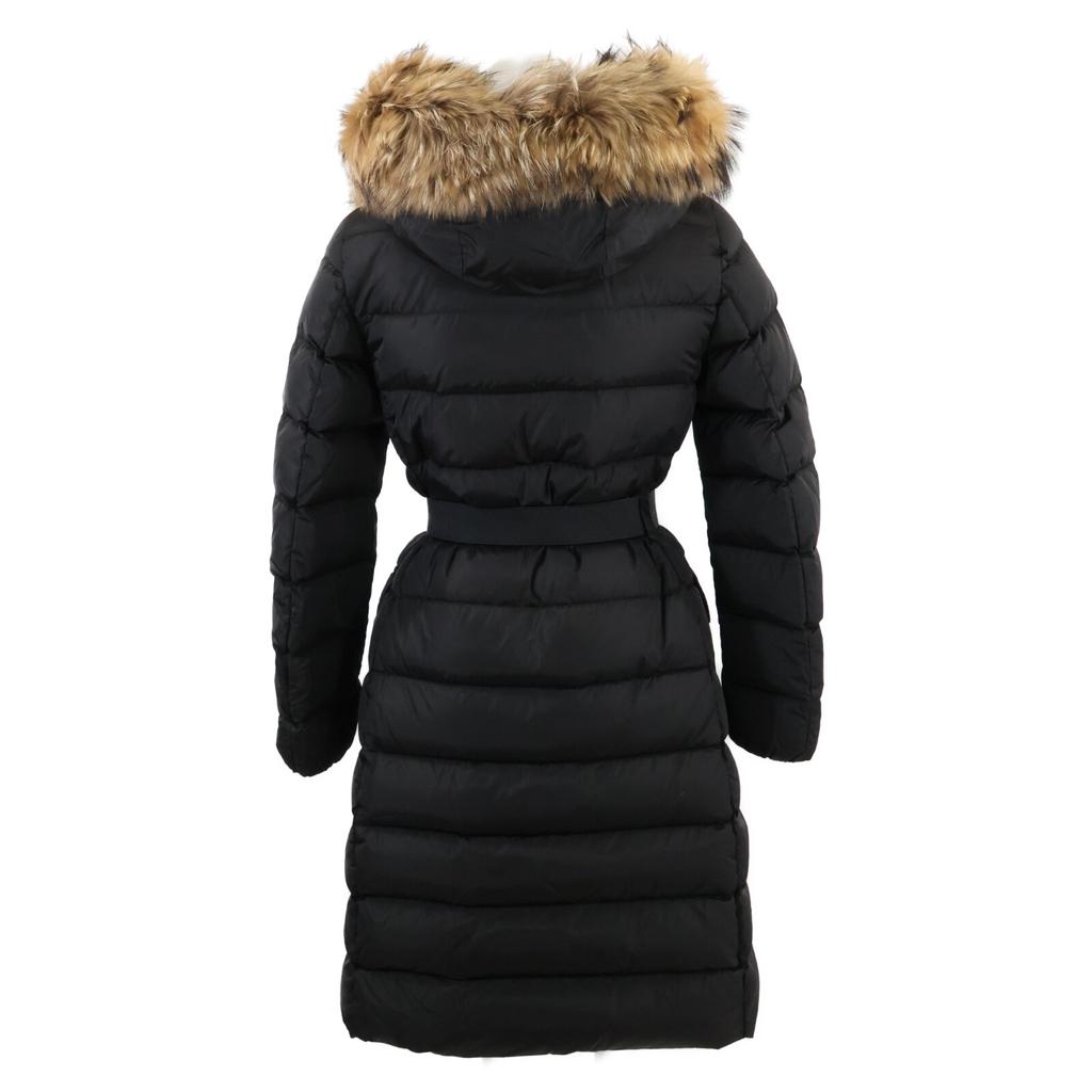MONCLER [Domestic regular] KHLOE Chloe fur hooded down jacket coat 00 blackUsed