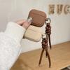 Ins Simple Solid Color Leather Rope for AirPods 1 Generation Protective Cover Second Generation 1 Generation Pro1 Apple Bluetooth Headset Case