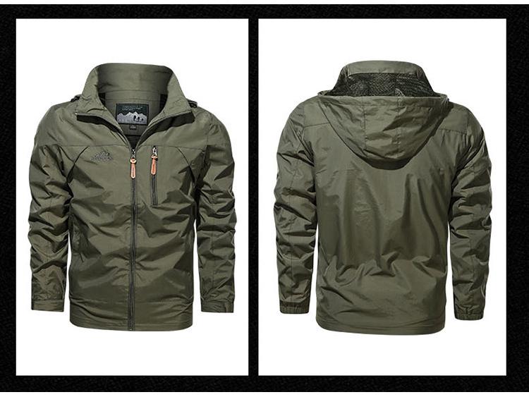 Men's Spring/Autumn Waterproof Windproof Sports Jacket