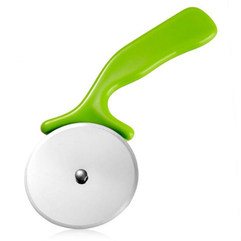 Stainless Steel Pizza Slicer Reusable Round Shape Pancake Knife Rustproof Durable Pizza Cutter Cake Scissors Kitchen Supplies