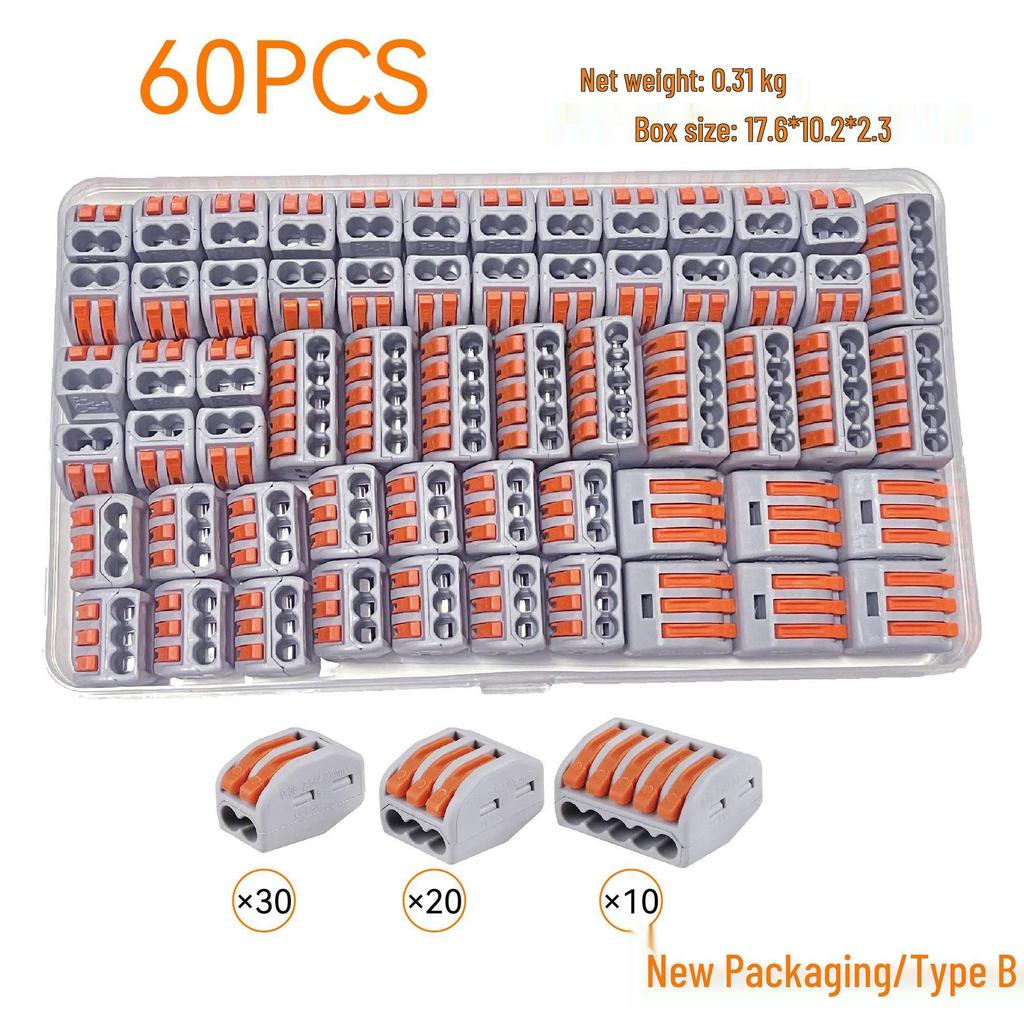 Universal Quick Wire Connector for Soft & Hard Wires, 21-120