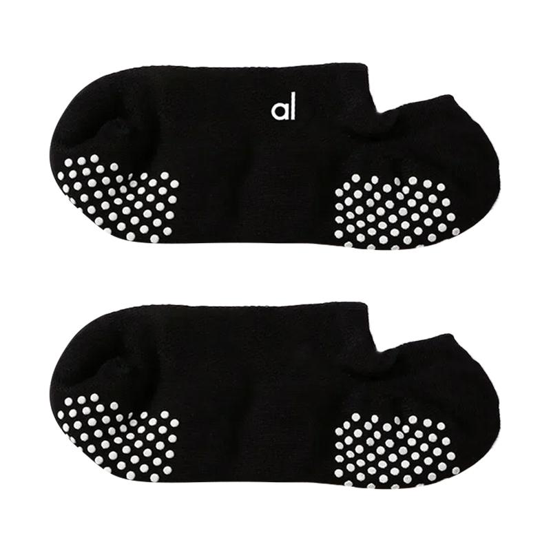 

Спортивные противоскользящие носки AL для женщин, носки для пилатеса, фитнеса, тренировок в помещении, йоги, удобные и дышащие хлопковые носки