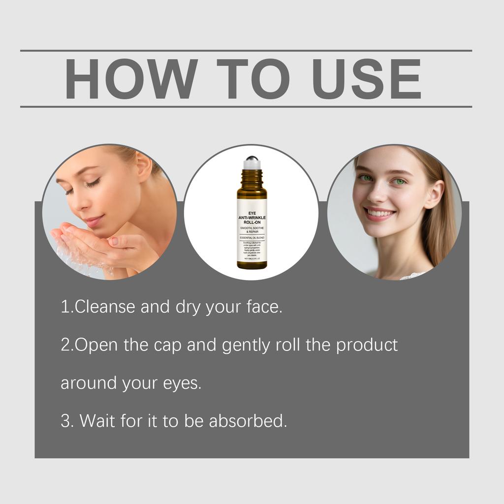 Eye Roll-On Serum Moisturizing and brightening skin around the eyes, enhancing elasticity, luster, and smoothness