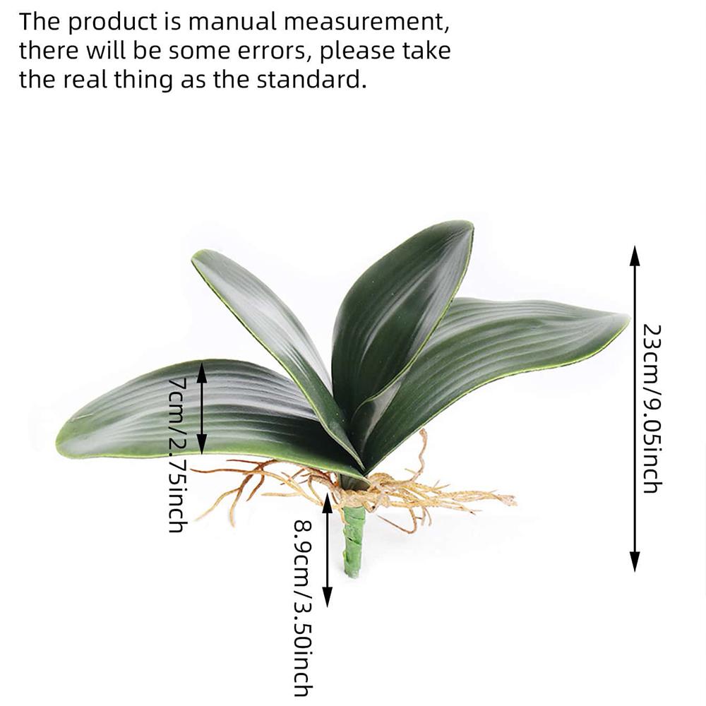 

Искусственный Фаленопсис Имитация Лист Орхидеи-бабочки Реалистичные Листья Орхидеи Цветочное Растение Украшение для Дома Ландшафтный Дизайн