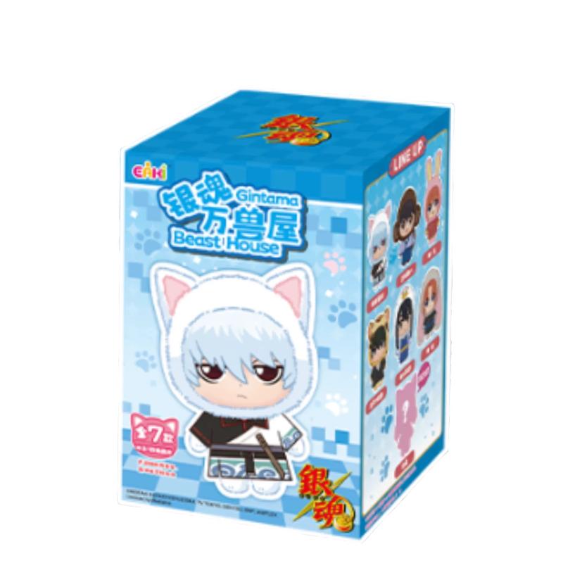Новейший Оригинальный Eaki Gintama Звериный Дом Плюшевый Слепой Кейс Анимационная Фигурка Саката Гинтоки Симура Шинпачи Кагура Милая Фигурка Игрушки Подарок