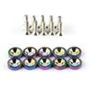 10pcs aluminum alloy countersunk washer M6 colourful Anodized Countersunk Head Bolt Washers Gasket