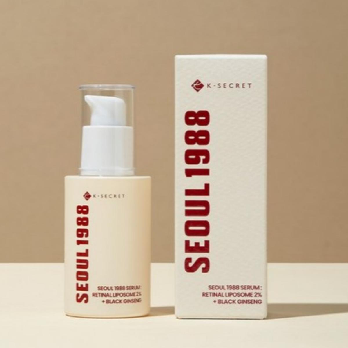 

[KSECRET] Сыворотка SEOUL 1988 : Ретинальный липосомный 2% + Черный женьшень 30мл 30ml X 1PCS