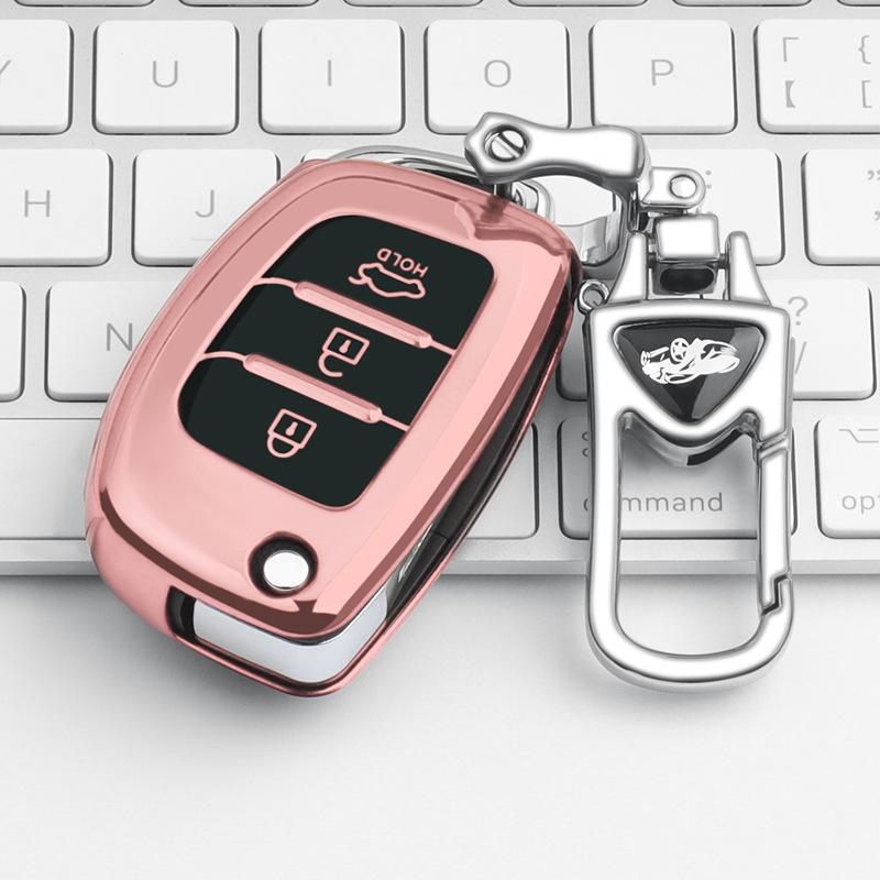 Suitable for Beijing Modern Key Caseix25 ix35Mingtu Langdong Yuena Tucson Car Key Case Folding