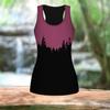 3D Green Pine and Cypress Print Women Workout Yoga Gym Printed Summer Sport Shirts Plus Size Vests