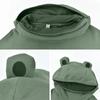 Women Frog Hoodie Oversized Harajuku Hooded Sweatshirts Female Autumn Winter Plus Size Casual Pocket Hoodies Pullovers Tops