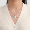 Drip Oil Mexiko Karte Halskette Für Frauen Edelstahl Gold Silber Farbe Anhänger Mode Mexikanische Flagge Anhänger Schmuck Geschenk