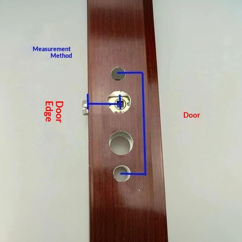 1 Set Door Knob Lock Room Door Handle Locked Aluminum Alloy High-Grade Handle Lock Bedroom Bathroom Accessories