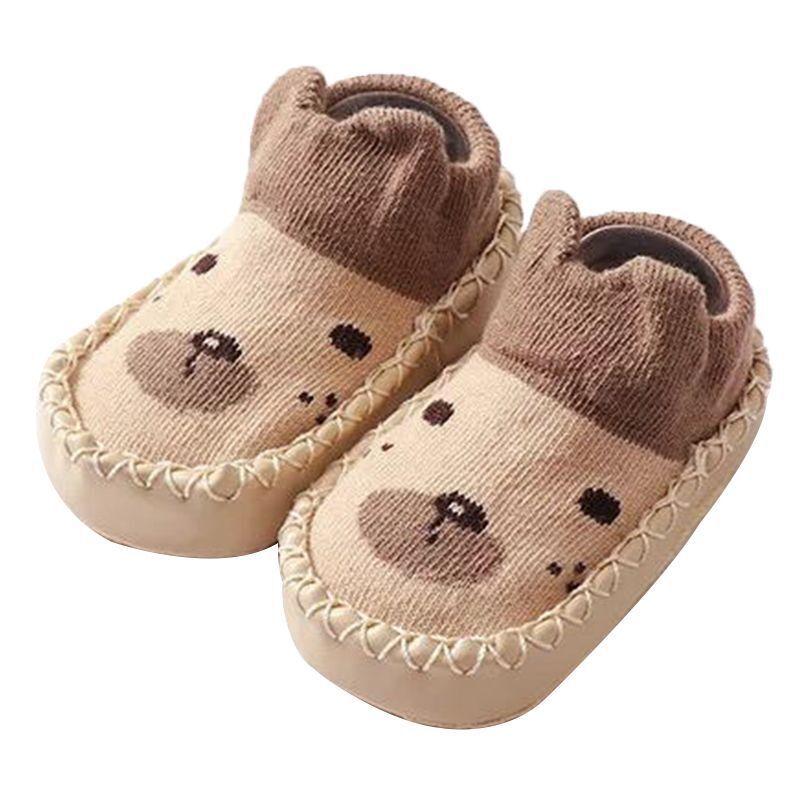 Baby Socks With Rubber Soles Animal Pattern Infant Foot Sock For Newborn Spring Kid Floor Socks Shoes Anti-Slip Soft Sole Sox