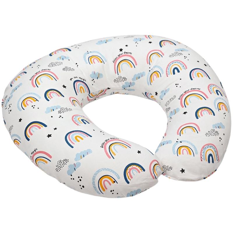 Poduszka do karmienia dla niemowląt Ergonomiczne poduszki do karmienia z poszewką wielofunkcyjna Pozycjonowanie do karmienia dziecka