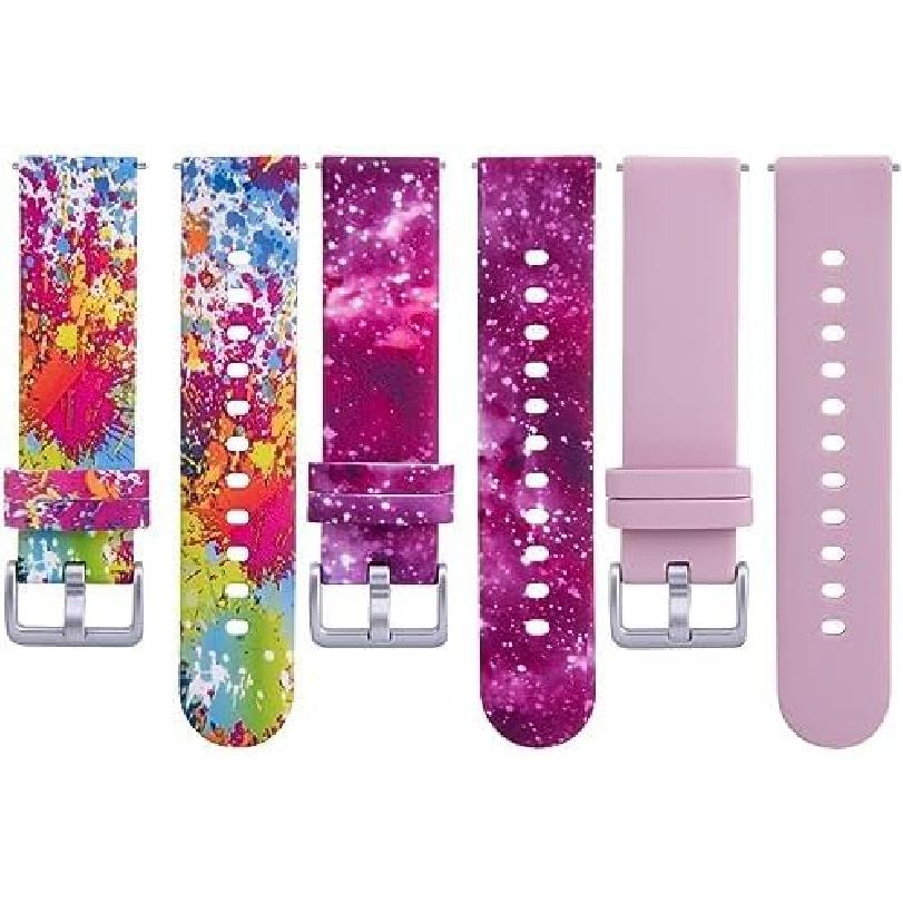 Compatible with Butele H69 Watch Bands, Colorful Pattern Soft Sport Band Replacement Waterproof Sport Watch Strap for Butele H69 3-Pack