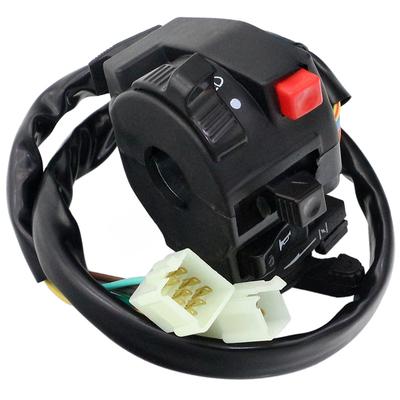 7/8" 22mm Motorcycle Handlebar Control Switches Headlight Turn Signal Indicator Switch Horn Button For Most 110-250cc ATVs