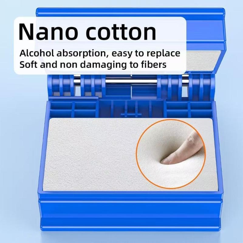 Optional Optical Fiber Cleaning Clamp And Fiber Cleaning Tool Kit Include Empty Bottle Replacement
