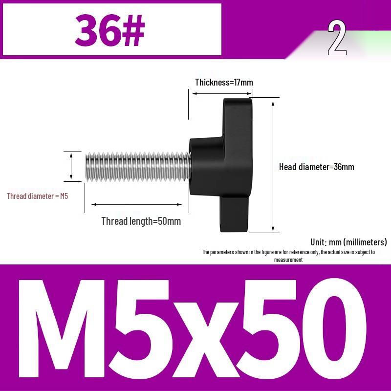 Stainless Steel Z-Type T-Handle Slotted Screw with Plastic Head (M4/M5/M6/M8)